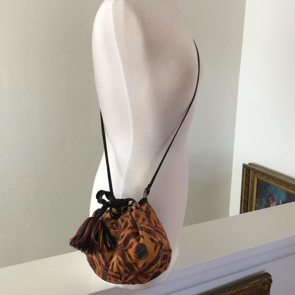 Ulla Johnson Small Pouch Tasseled Crossbody